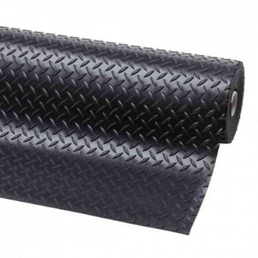 Diamond Plate Vinyl Runner 4.7mm Zwart / Grijs